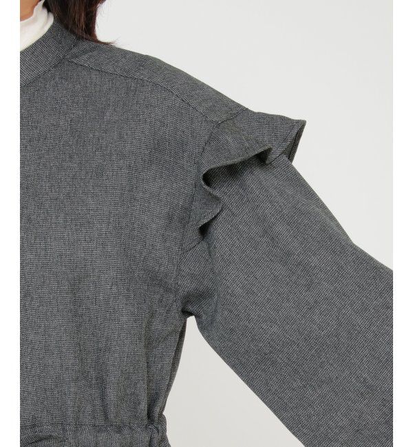 Lbc with Life「袖フリルワンピース」|ワンピース|