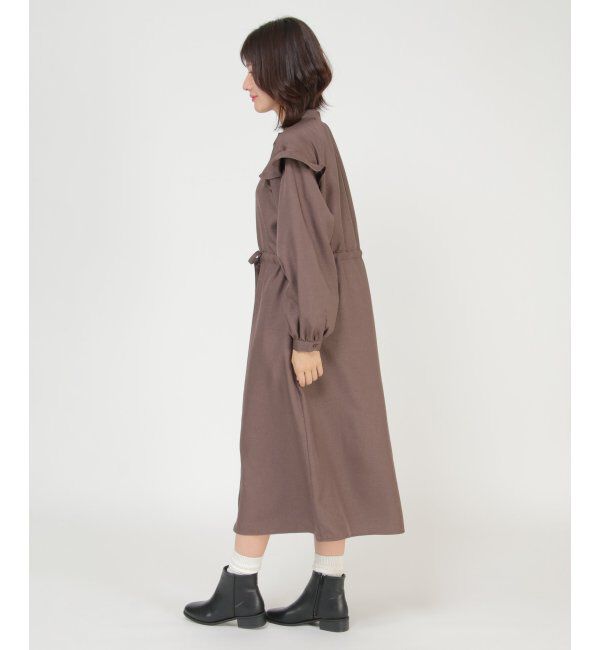 Lbc with Life「袖フリルワンピース」|ワンピース|