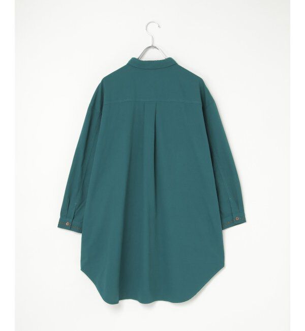 Lbc with Life「エクリュ ミニポケ刺繍シャツワンピース」|ワンピース|