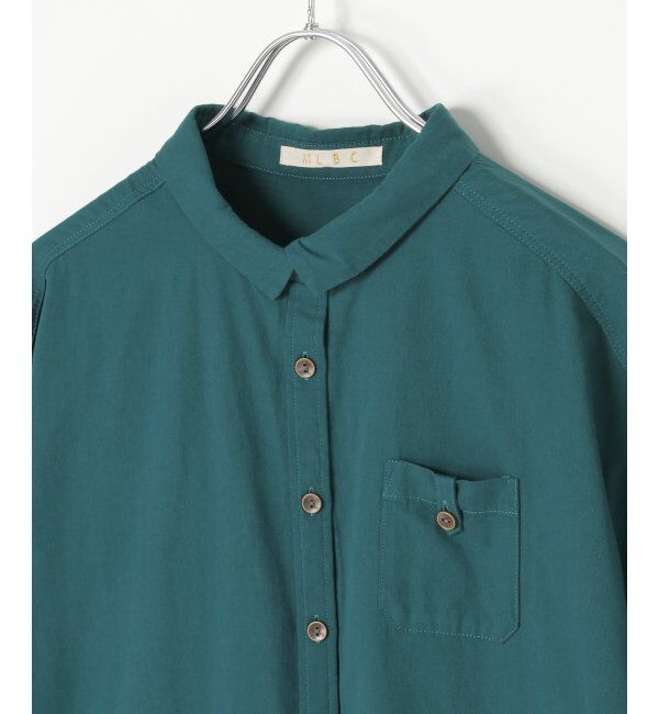 Lbc with Life「エクリュ ミニポケ刺繍シャツワンピース」|ワンピース|