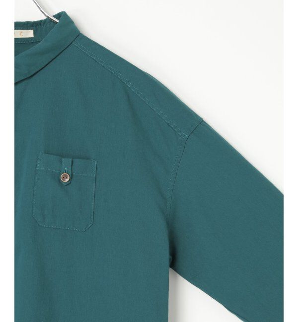 Lbc with Life「エクリュ ミニポケ刺繍シャツワンピース」|ワンピース|