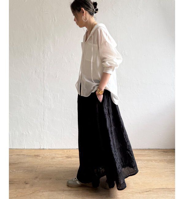 Lbc with Life「パッチワーク風レースギャザースカート」|スカート|