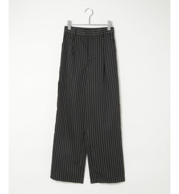 VENCE share style「【セットアップ対応】ピンストライプストレートパンツ」|デニム|