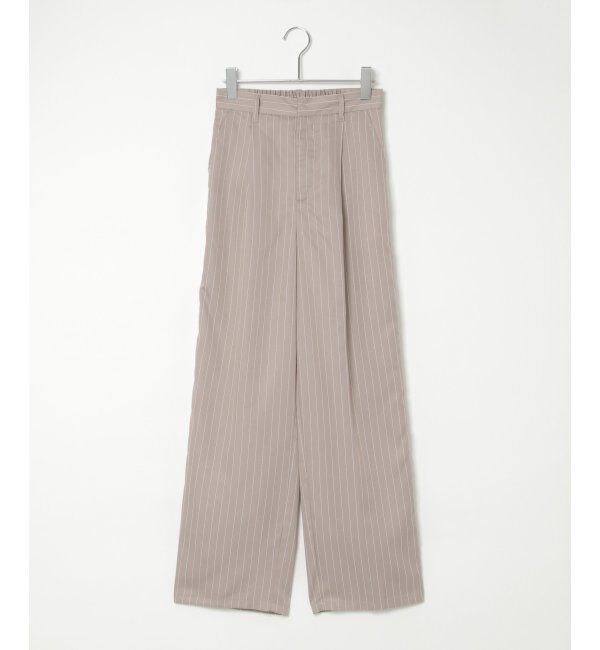 VENCE share style「【セットアップ対応】ピンストライプストレートパンツ」|デニム|