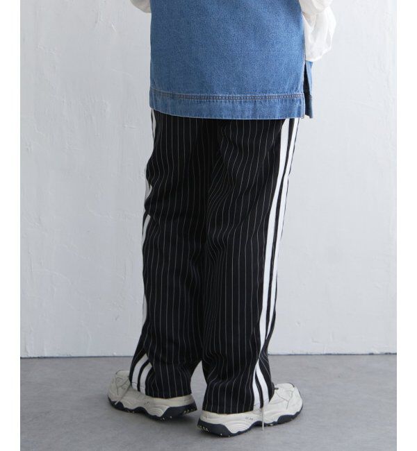 VENCE share style「【セットアップ対応】ピンストライプストレートパンツ」|デニム|