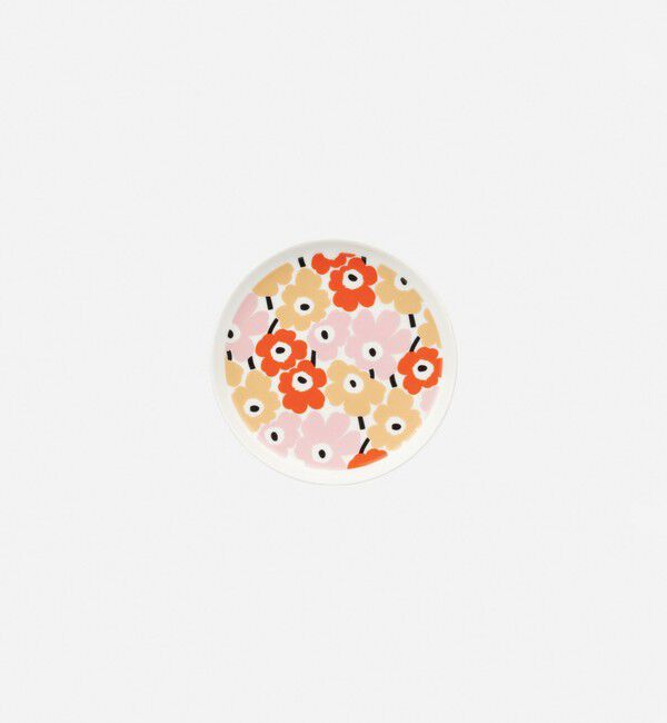 Marimekko「【日本限定】Pikkuinen Unikko プレート 13.5cm」|その他|ﾗｲﾄﾋﾟﾝｸ&times;ｵﾚﾝｼﾞ