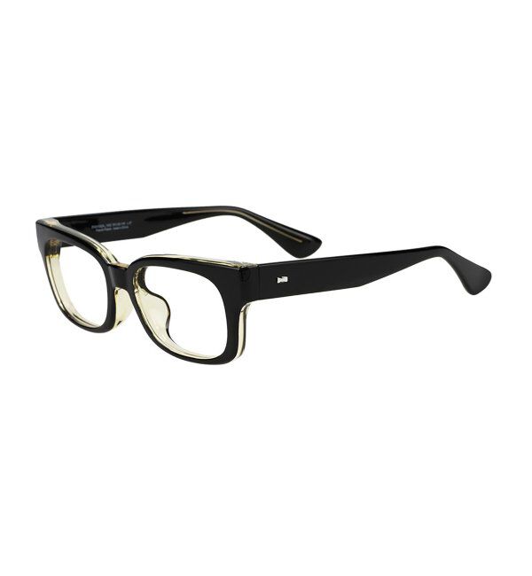  「ウェリントン型メガネ｜黒縁フレーム｜太縁フレーム｜Zoff｜BRIGADE レンズ交換券付」|メガネ|