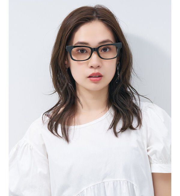  「ウェリントン型メガネ｜黒縁フレーム｜太縁フレーム｜Zoff｜BRIGADE レンズ交換券付」|メガネ|