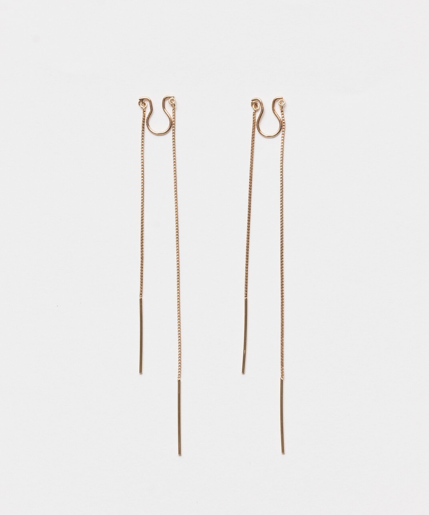 JUPITER「【K10】ロングチェーンイヤリング」|イヤリング|