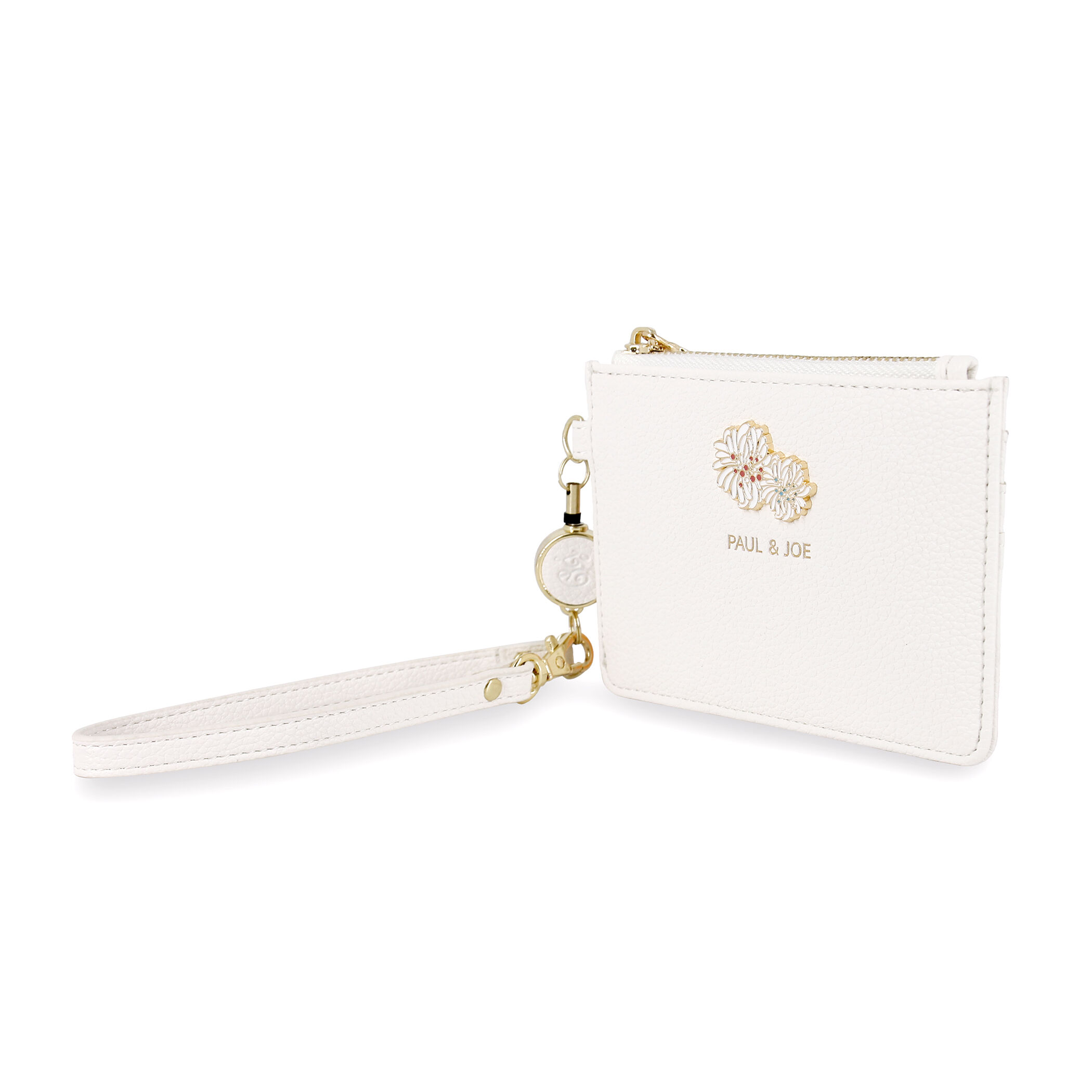 PAUL&JOE「カードコインケース／クリザンテーム　メタル　／ＰＡＵＬ　＆　ＪＯＥ」|定期入れ|