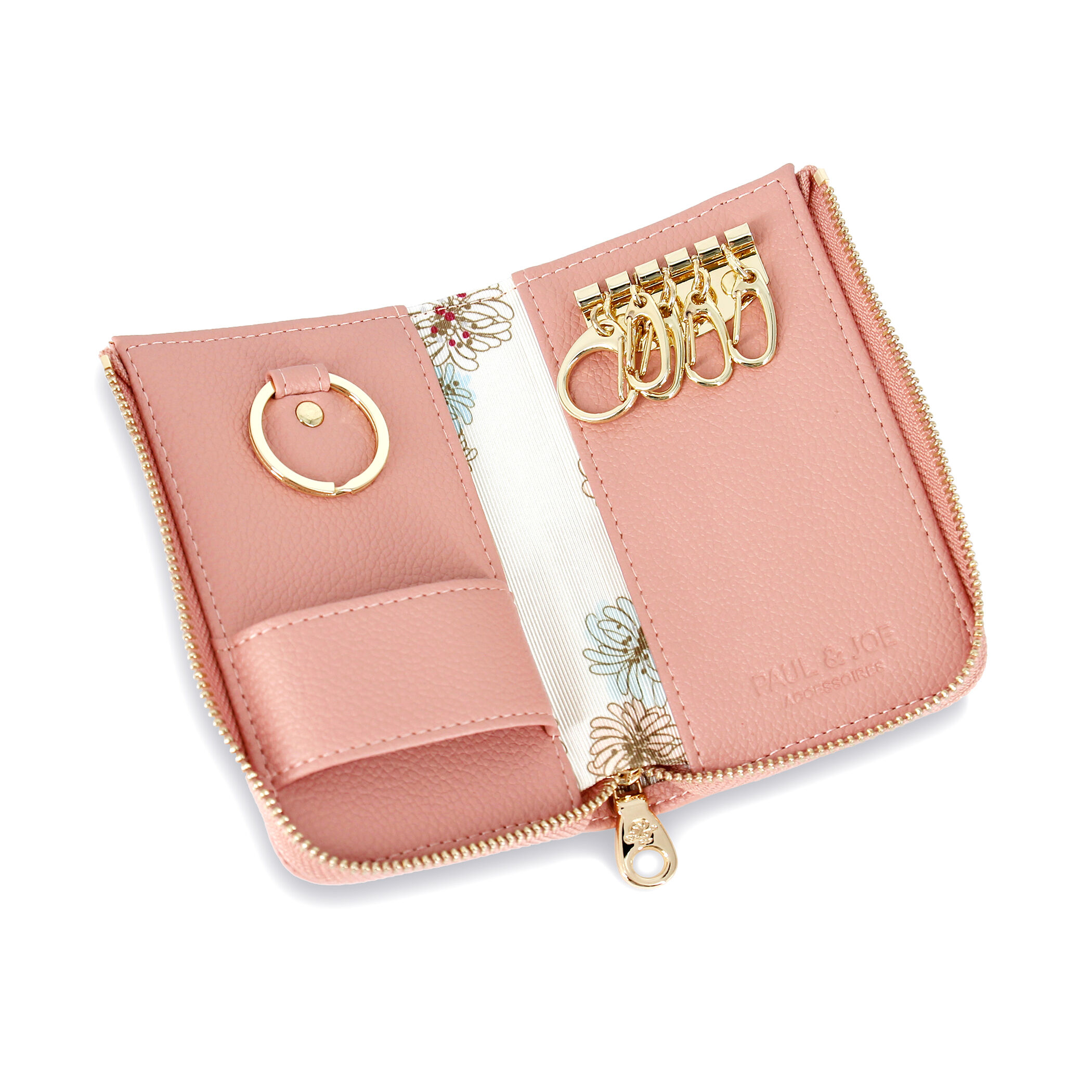 PAUL&JOE「キーケース／クリザンテーム　メタル　／ＰＡＵＬ　＆　ＪＯＥ」|コインケース|