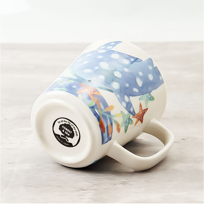 BACKYARD FAMILY「セラミック藍 マグカップ 通販 日本製 マグ カップ ふぁんFUN 湯呑み コップ 美濃焼 食器」|食器・キッチングッズ|