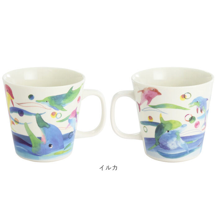 BACKYARD FAMILY「セラミック藍 マグカップ 通販 日本製 マグ カップ ふぁんFUN 湯呑み コップ 美濃焼 食器」|食器・キッチングッズ|