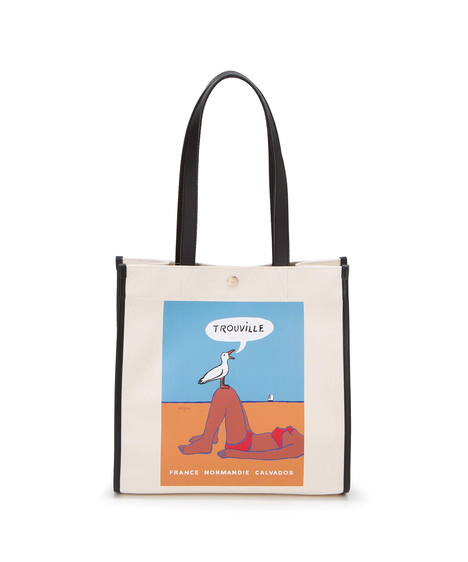 TOPKAPI BREATH「サヴィニャック &times; Breath TOPKAPI アート プリント オーガニックキャンバス トート バッグ」|トートバッグ|