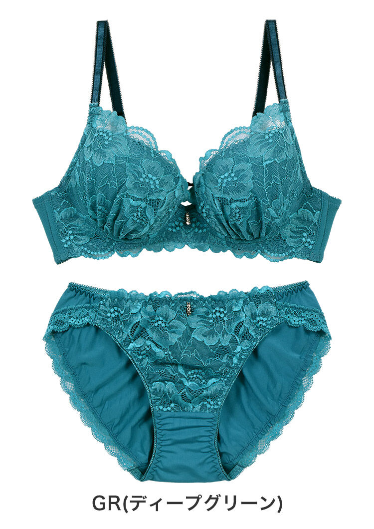 intesucre「アンテシュクレ 毎日フィットブラ ぴったり丸胸タイプ ブラセット 全3色 B-E/65-75 IBT337」|インナー|GR