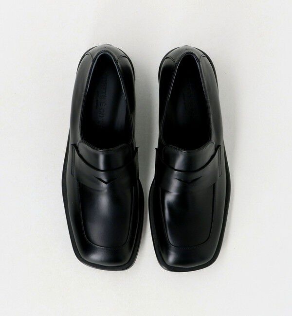 ODETTE E ODILE「スクエアマニッシュローファー フラット40&uarr;」|ローファー|