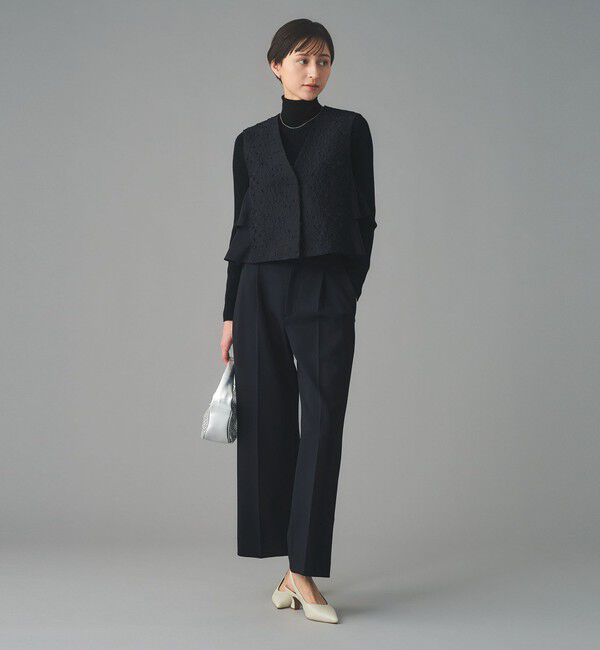 UNITED ARROWS「フラワー カットジャガード コンビ ベスト」|ベスト・ジレ|