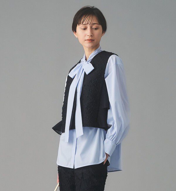 UNITED ARROWS「フラワー カットジャガード コンビ ベスト」|ベスト・ジレ|