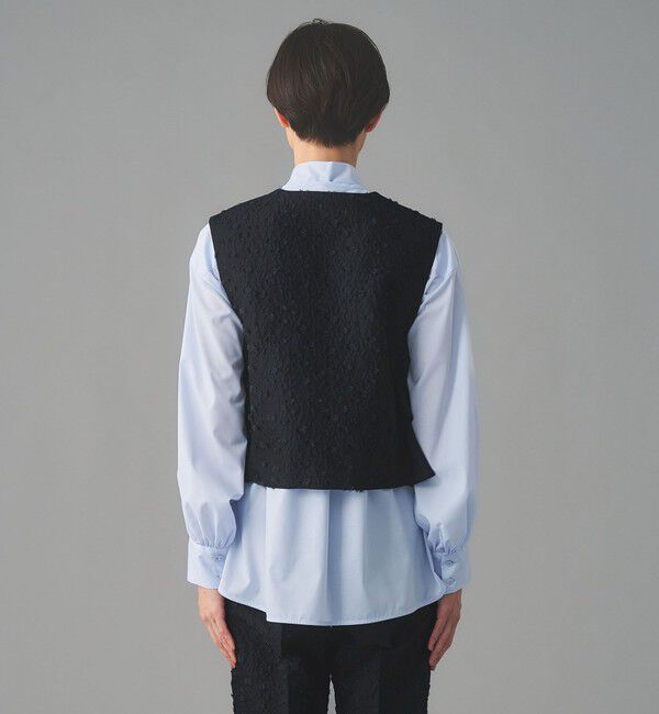 UNITED ARROWS「フラワー カットジャガード コンビ ベスト」|ベスト・ジレ|