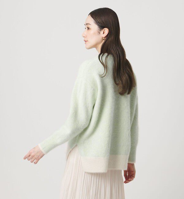 UNITED ARROWS「フォックスカシミヤ バイカラー クルーネックニット」|ニット・セーター|その他6