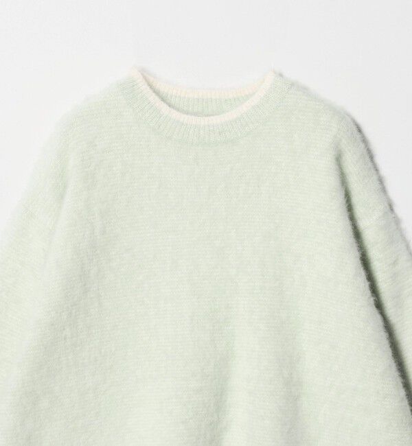 UNITED ARROWS「フォックスカシミヤ バイカラー クルーネックニット」|ニット・セーター|