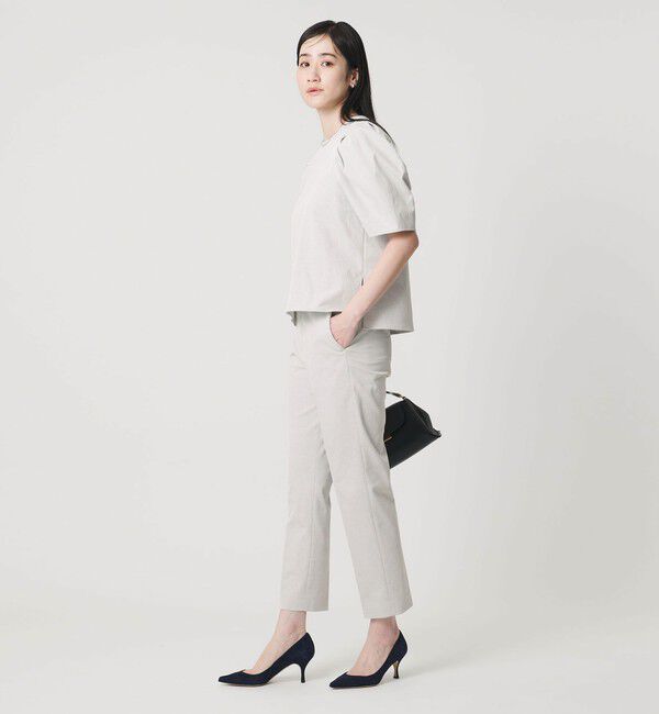 UNITED ARROWS「RIRANCHA ツイル スリムパンツ ‐ウォッシャブル‐」|スラックス|