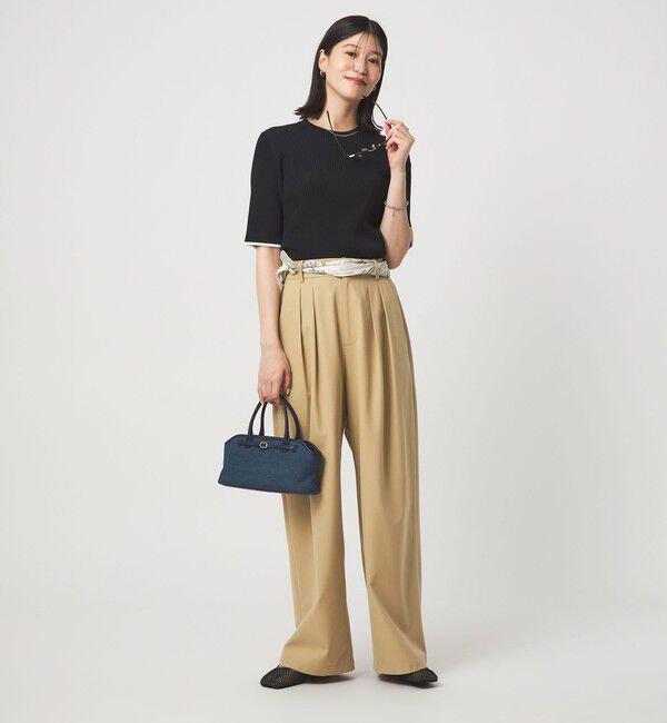 UNITED ARROWS green label relaxing「【WEB限定】＜at ease＞オルマイ スラックス ウォッシャブル ストレッチ UVカット」|スラックス|