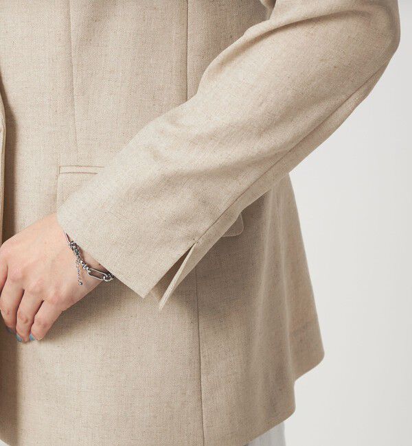 UNITED ARROWS green label relaxing「［size SHORTあり］リネンライク 2B ジャケット」|テーラードジャケット|