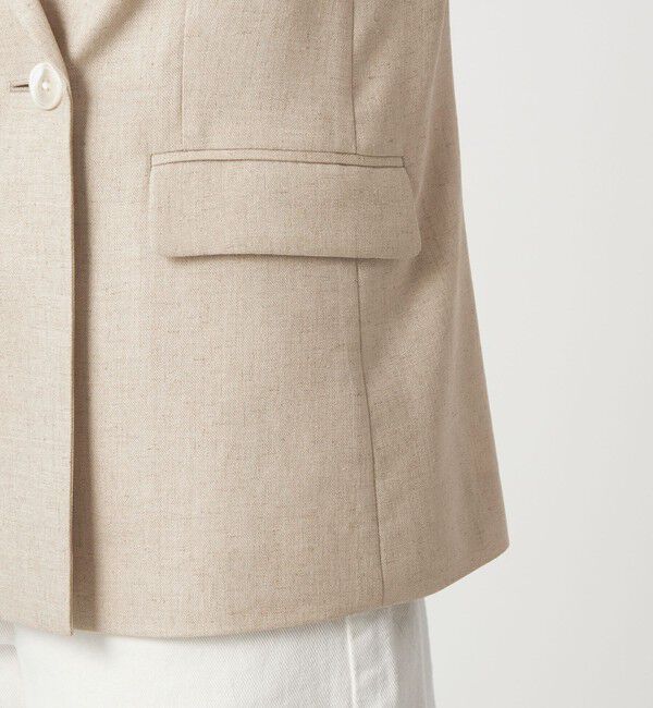 UNITED ARROWS green label relaxing「［size SHORTあり］リネンライク 2B ジャケット」|テーラードジャケット|