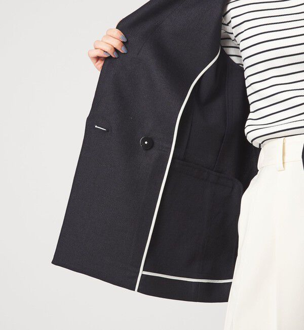 UNITED ARROWS green label relaxing「［size SHORTあり］リネンライク 2B ジャケット」|テーラードジャケット|