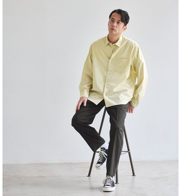 UNITED ARROWS green label relaxing「ウォッシャブル トロ ジャストルーズ シャツ -ストレッチ-」|シャツ・ブラウス|