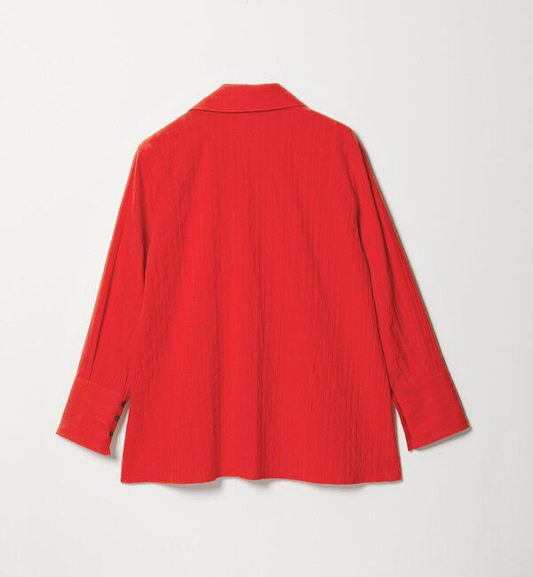 EMMEL REFINES「＜EMMEL REFINES＞EM C/ドビー ストライプ リボン シャツ」|シャツ・ブラウス|