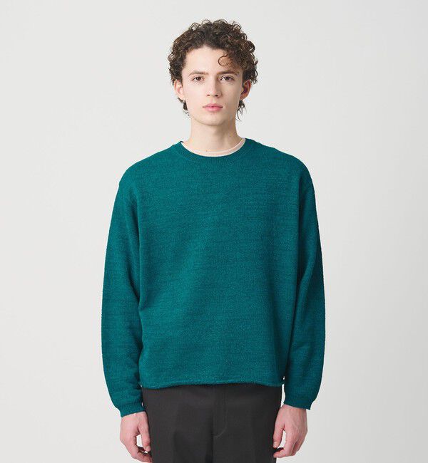 BEAUTY&YOUTH UNITED ARROWS「WJQ カットオフ クルーネック ニット ウォッシャブル」|ニット・セーター|