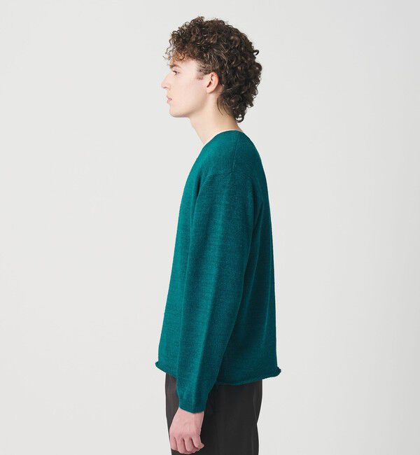 BEAUTY&YOUTH UNITED ARROWS「WJQ カットオフ クルーネック ニット ウォッシャブル」|ニット・セーター|