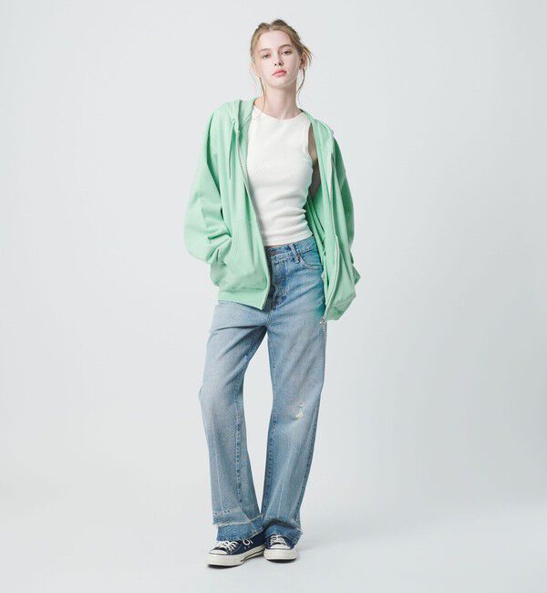 California General Store「＜CGS.＞オーガニックコットン スウェット ジップ パーカー」|パーカー|