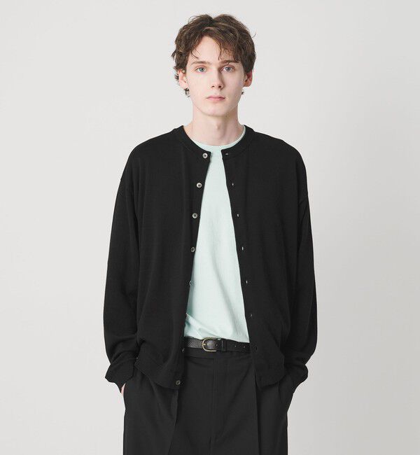 BEAUTY&YOUTH UNITED ARROWS「コットン 8B クルーネック カーディガン」|カーディガン|