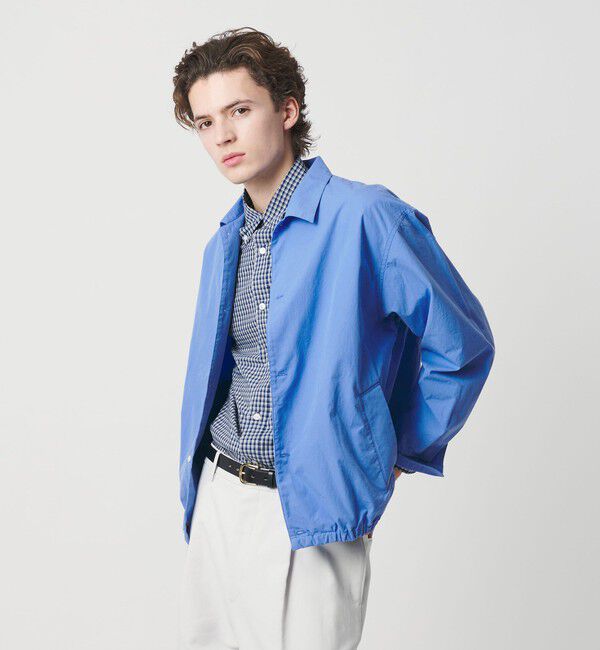BEAUTY&YOUTH UNITED ARROWS「ハイデンシティ シャツ ブルゾン」|ブルゾン・スタジャン|COBALT