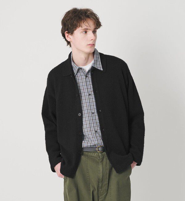 BEAUTY&YOUTH UNITED ARROWS「ツイスト コットン ニットシャツ」|カーディガン|