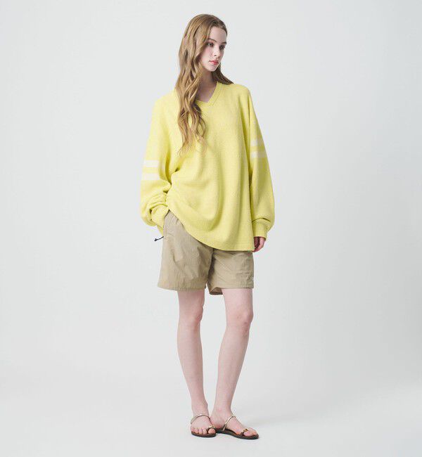 California General Store「＜CGS.＞Wジャガード フットボール ニット」|ニット・セーター|