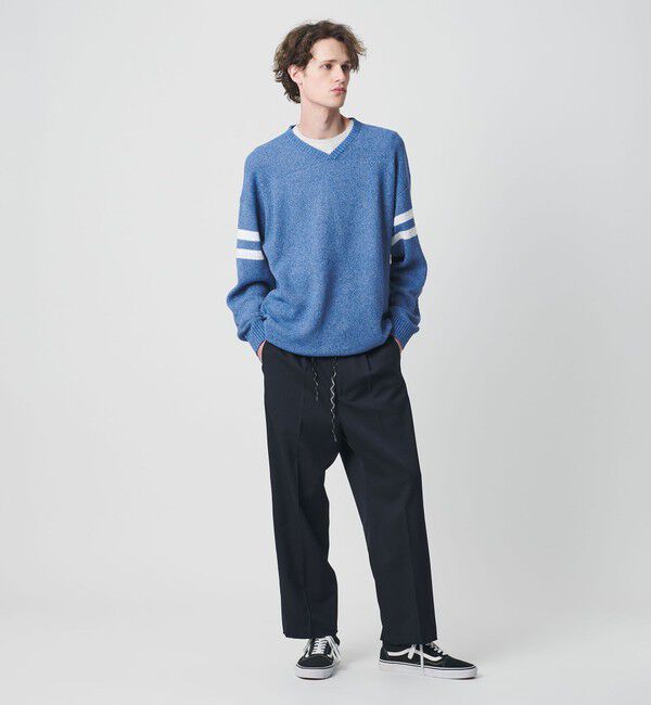 California General Store「＜CGS.＞Wジャガード フットボール ニット」|ニット・セーター|