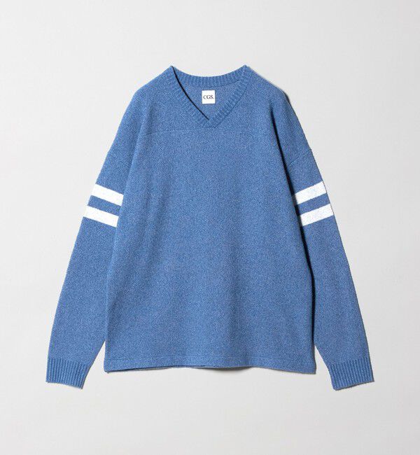 California General Store「＜CGS.＞Wジャガード フットボール ニット」|ニット・セーター|