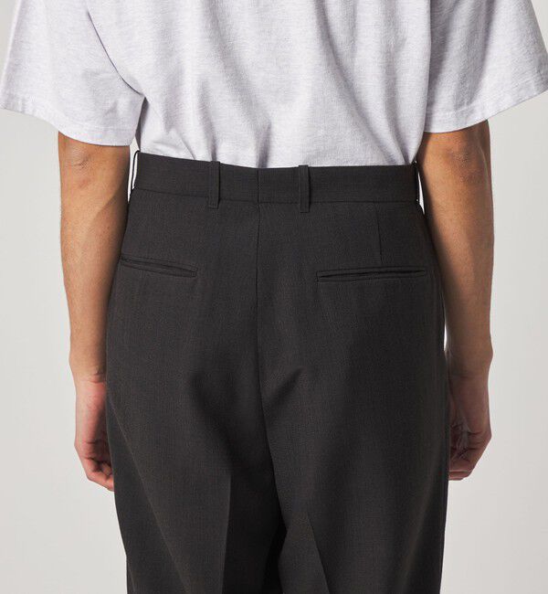 STEVEN ALAN「＜Steven Alan＞ P/LN アウト ワンプリーツ スラックス」|スラックス|