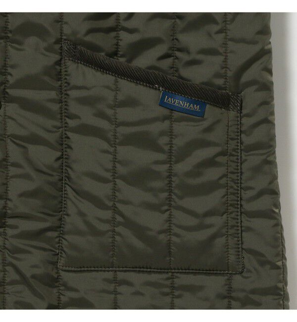 Ray BEAMS 「LAVENHAM / Longline Thornham Womens」|ダウンベスト・ベスト|