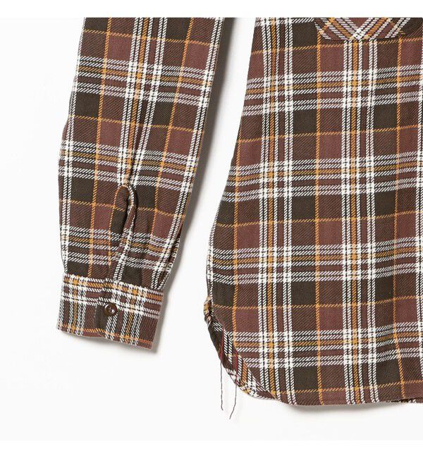 BEAMSBOY「SUGAR CANE / TWILL CHECK WORK SHIRT」|シャツ・ブラウス|