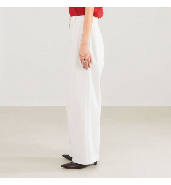 Demi-Luxe BEAMS 「AK+1 / インタック セミワイド パンツ」|チノ|