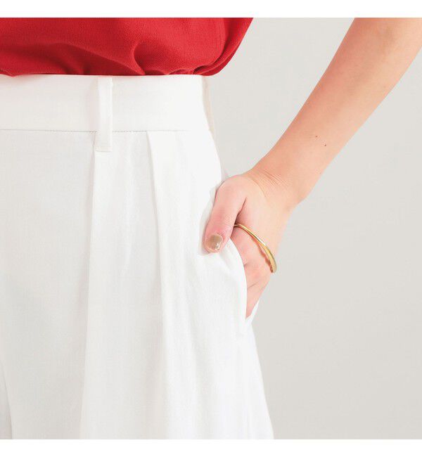 Demi-Luxe BEAMS 「AK+1 / インタック セミワイド パンツ」|チノ|