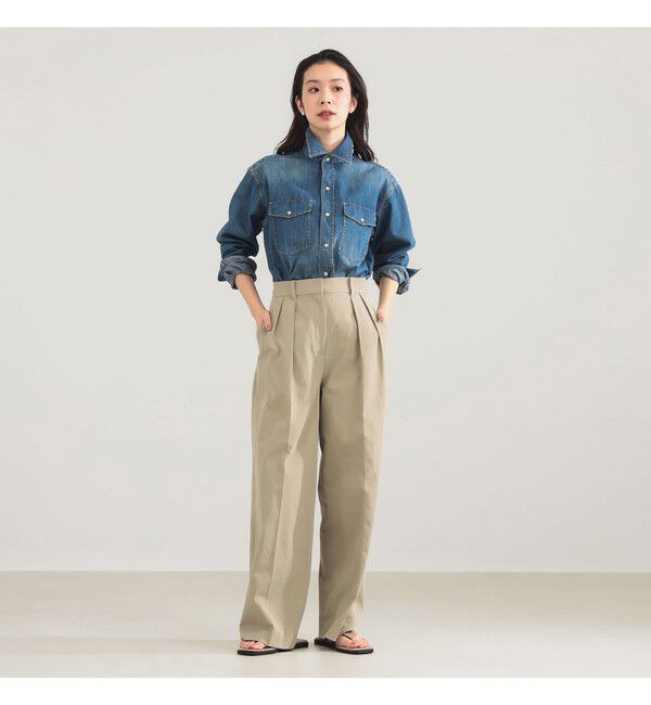 Demi-Luxe BEAMS 「AK+1 / 8オンス ウォッシュド シャツ」|シャツ・ブラウス|