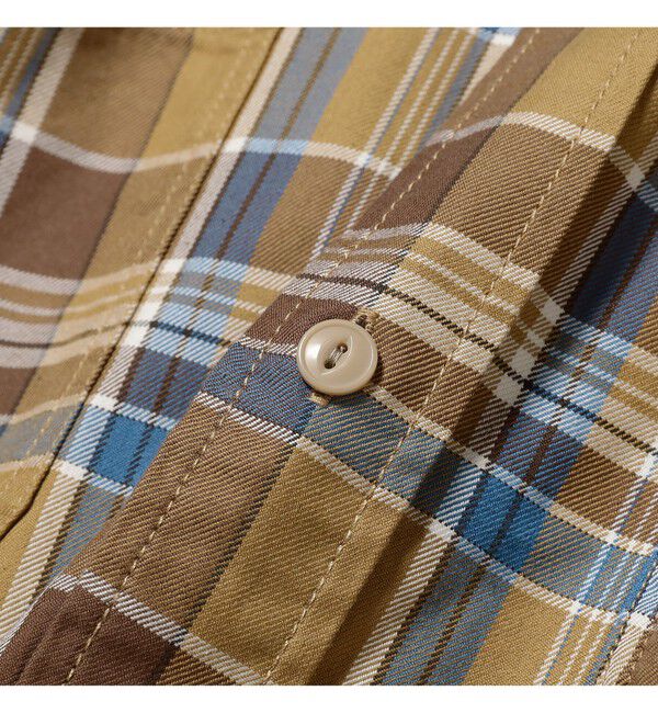 BEAMS「チェック ワークシャツ」|シャツ・ブラウス|