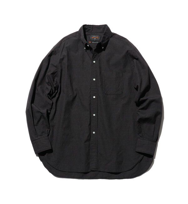BEAMS PLUS「B.D. Classic-fit Graph Plaid」|シャツ・ブラウス|BLACK