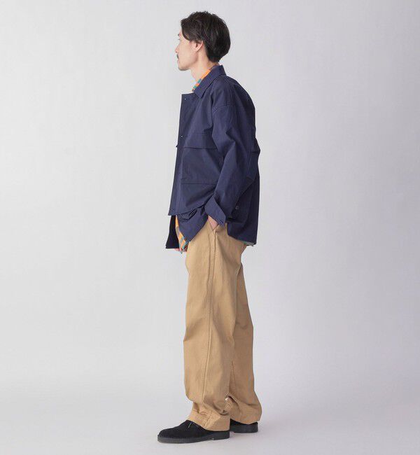 SHIPS「【SHIPS別注】+phenix:〈撥水〉ミリタリー/フィッシャーマンシャツ (セットアップ対応)」|ブルゾン・スタジャン|